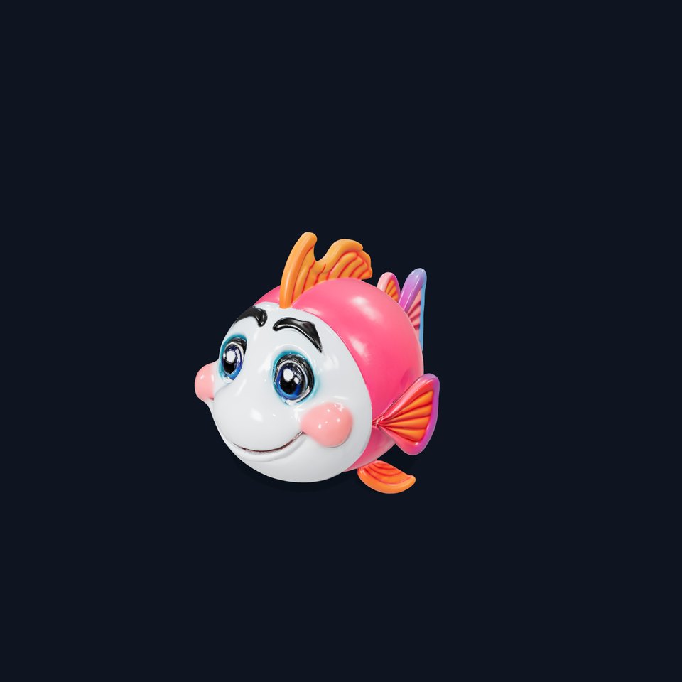 Cartoon Fish Character Model Pack